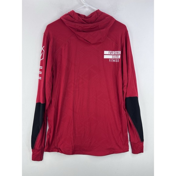 Reebok CrossFit Mens Medium Lightweight Hoodie Pullover Vintage Running - Picture 8 of 11